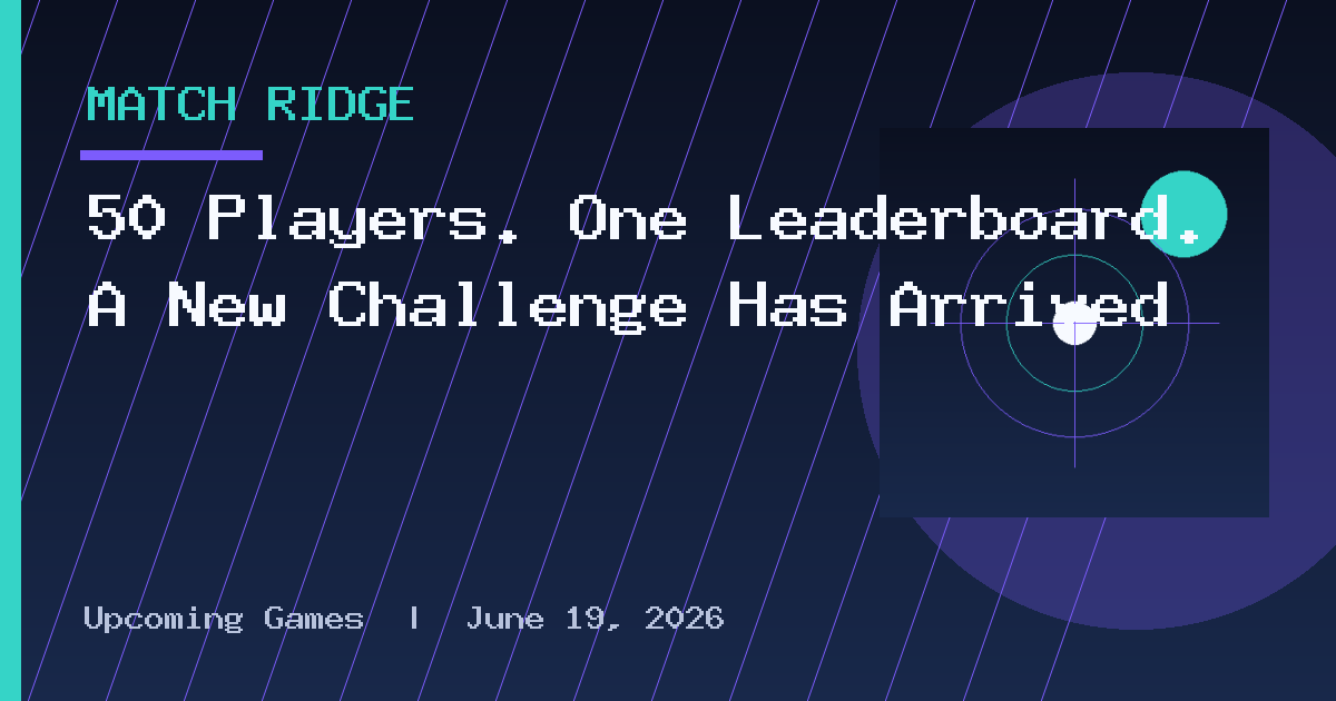 50 Players. One Leaderboard. A New Challenge Has Arrived
