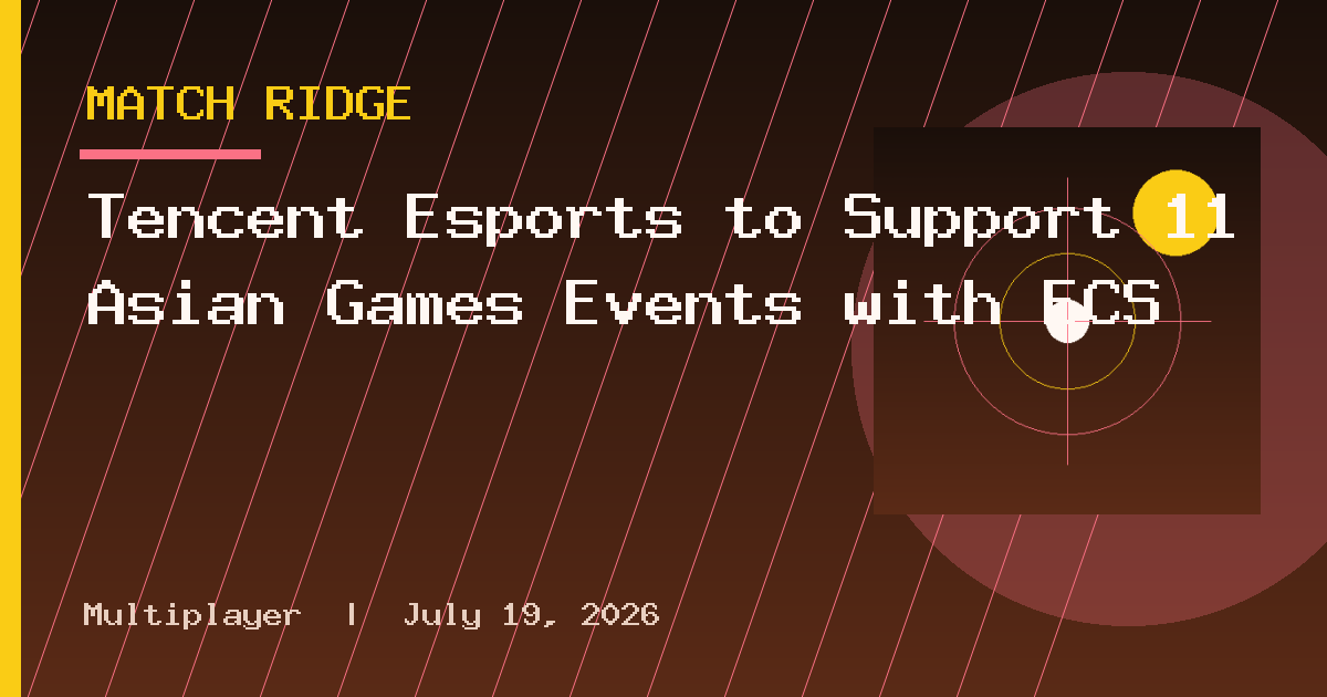 Tencent Esports to Support 11 Asian Games Events with ECS